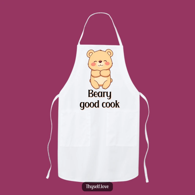 Funny Bear Hug Apron: Kitchen Comfort Wear, Unique Funny Gift