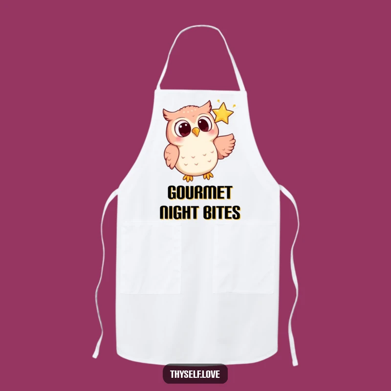 Funny Owl Kitchen Apron - Star Gazer Chef Funny Gift