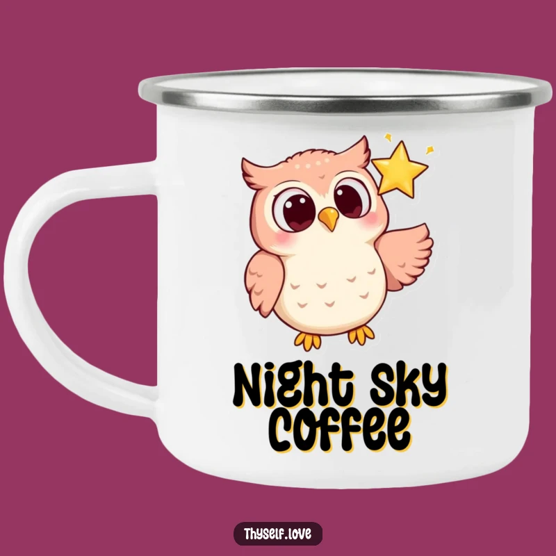 Funny Owl Camp Mug - Star Gazing Adventure Funny Gift