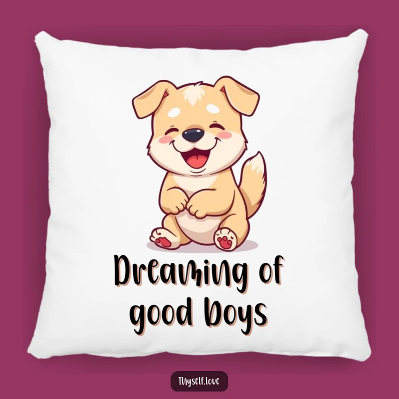 Funny Content Dog Pillow: Soft & Humorous Accent for Cozy Canine Decor Gift