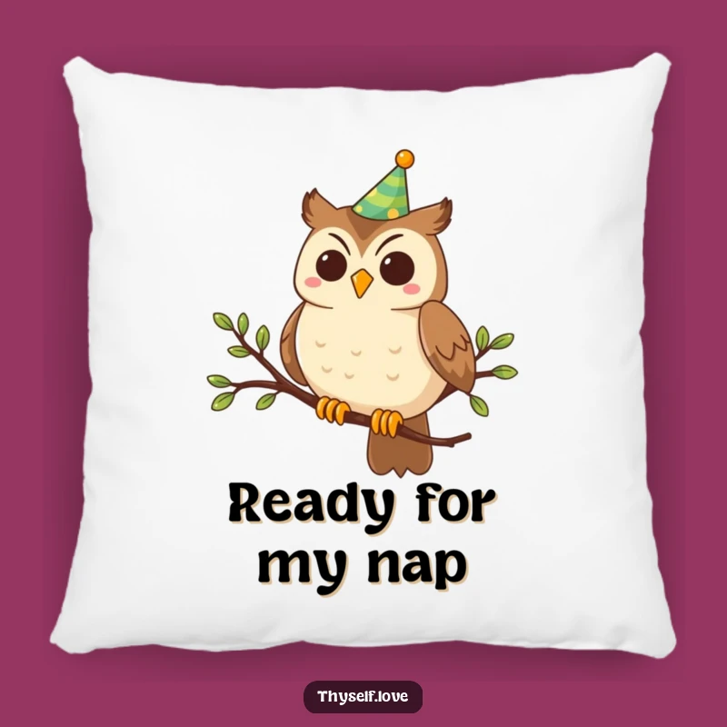 Funny Party Owl Pillow: Snuggle Up with This Hilarious and Comfy Cushion