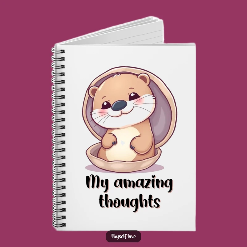 Creative Funny Otter Notebook: Otter Admiration Journal - Perfect Funny Gift!