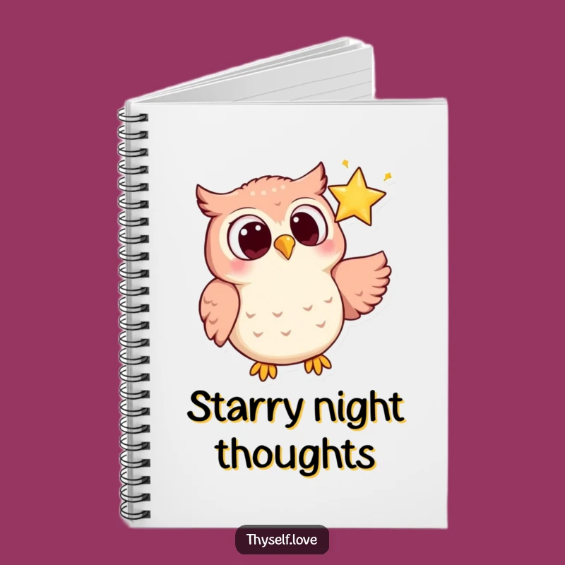 Funny Owl Dreams Notebook - Stargazer's Journal Funny Gift