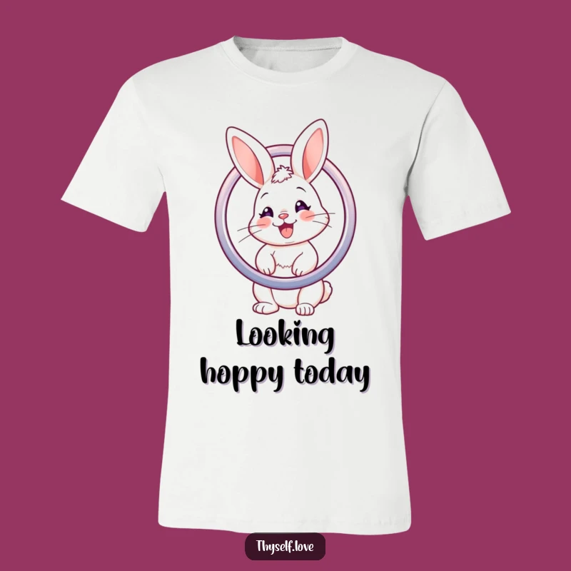 Funny Bunny Mirror T-Shirt: Cute Self-Love Tee, Great Funny Gift