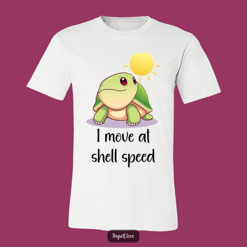 Funny Turtle T-Shirt - Hilarious Sunbeam Basking Tee Gift