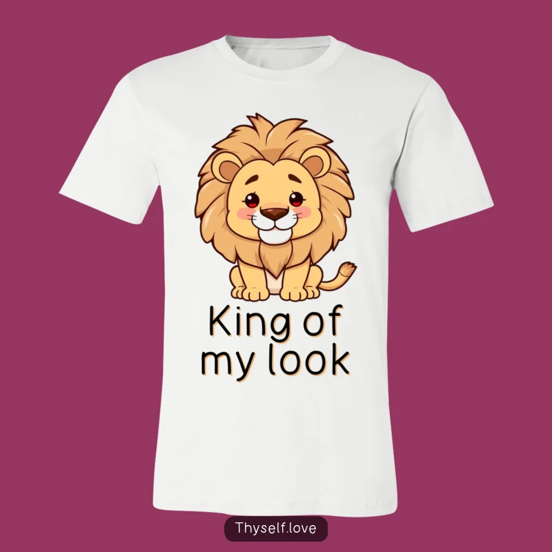 Funny Proud Lion Mane T-Shirt: Confident Style Top, Great Funny Gift