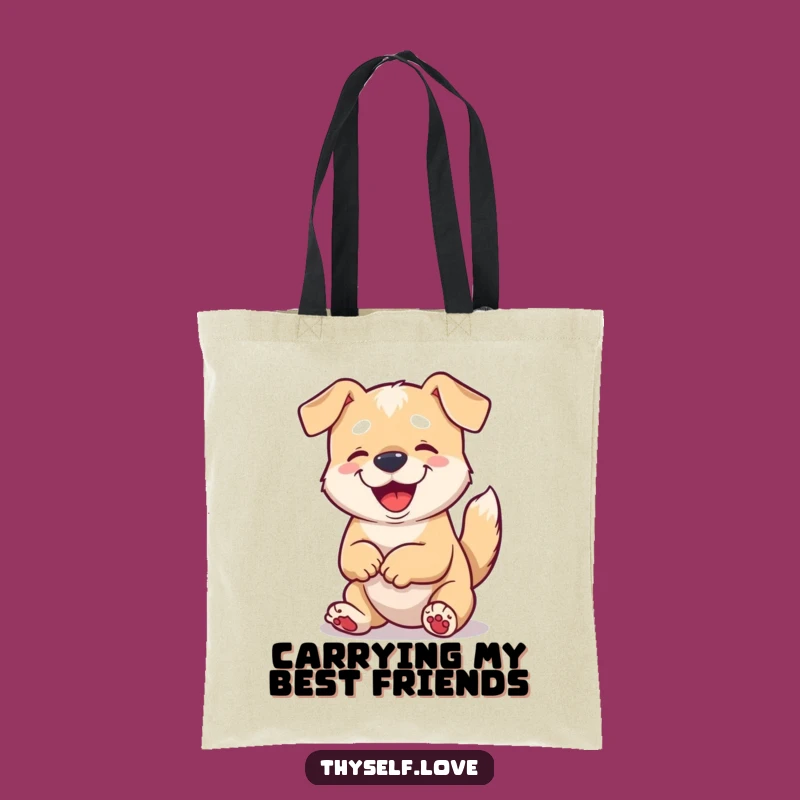 Funny Content Dog Tote Bag: Carry Your Essentials with Humorous Dog Style Gift