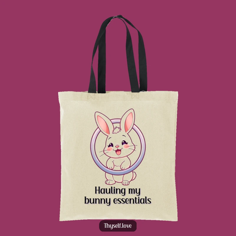 Funny Bunny Mirror Tote Bag: Stylish Accessory, Wonderful Funny Gift